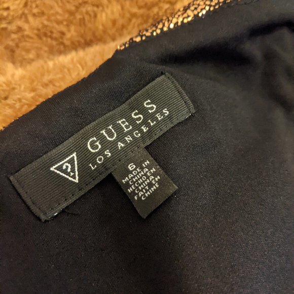 Guess copper & silver ombre dress -  size 6 - Picture 4 of 8